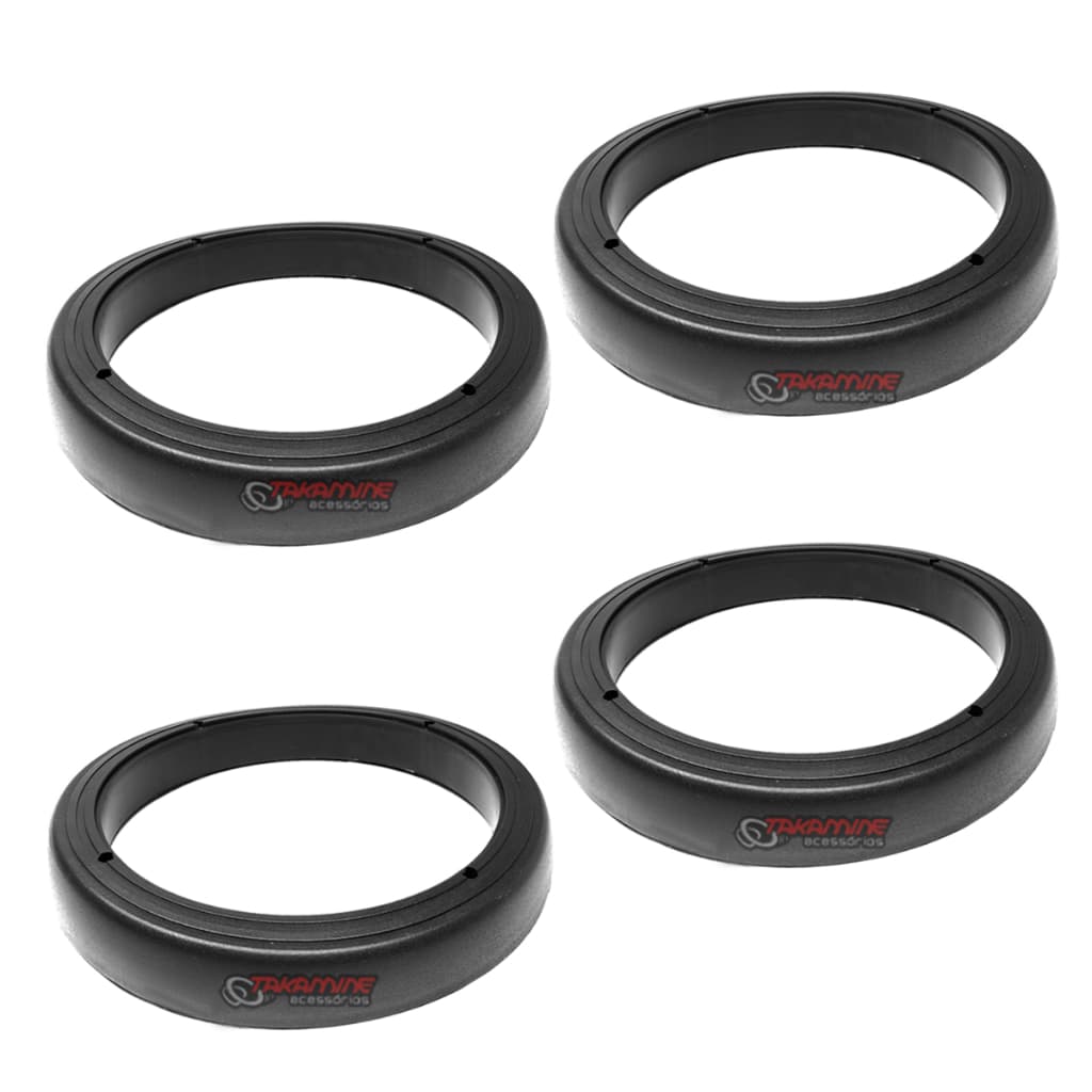 Kit com 4 aro adaptador espaçador bafles para alto-falante 6 polegadas