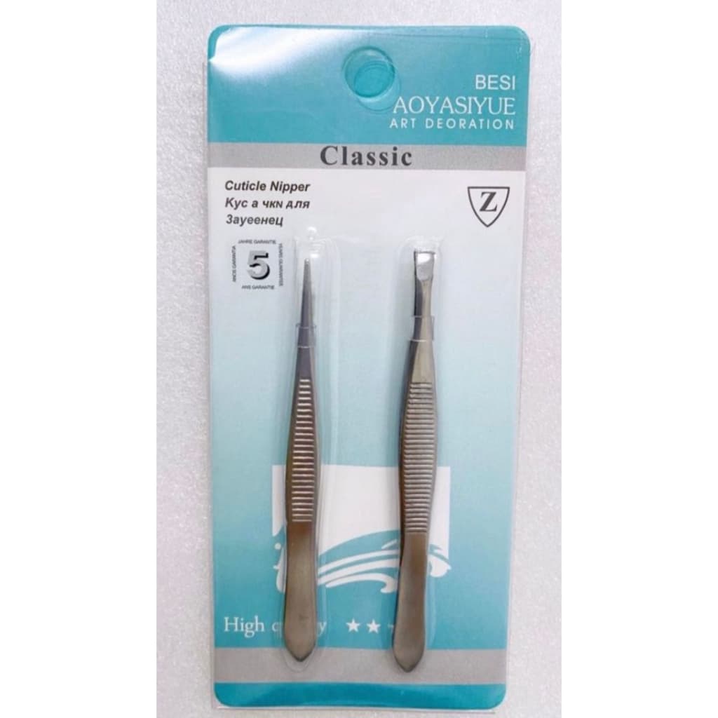 Kit 2 Pinças para Pelos e Sobrancelhas (Reta e Fina)