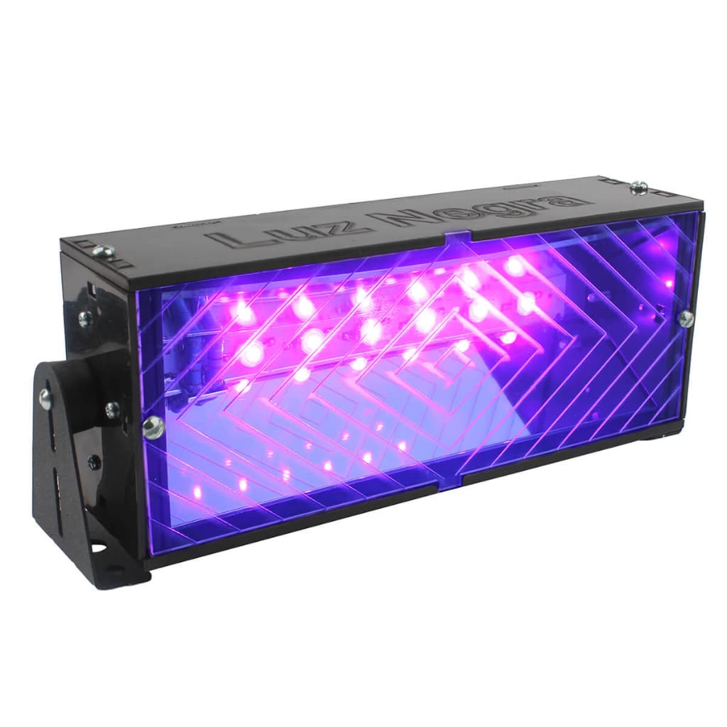 Refletor Luz Negra Profissional Deltrônica Lâmpada Led UV Festa Balada Efeito Neon 395nm Bivolt