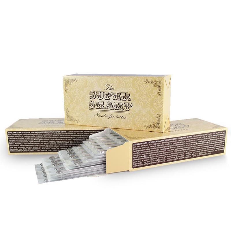 Agulhas para Tatuagem Super Sharp - 50UN