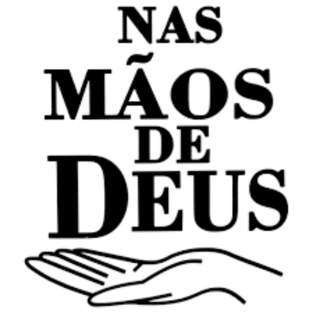 Adesivo nas mãos de Deus Universal Autocolante Religioso Gospel Carro 12901LKZXDPJIA9UI01
