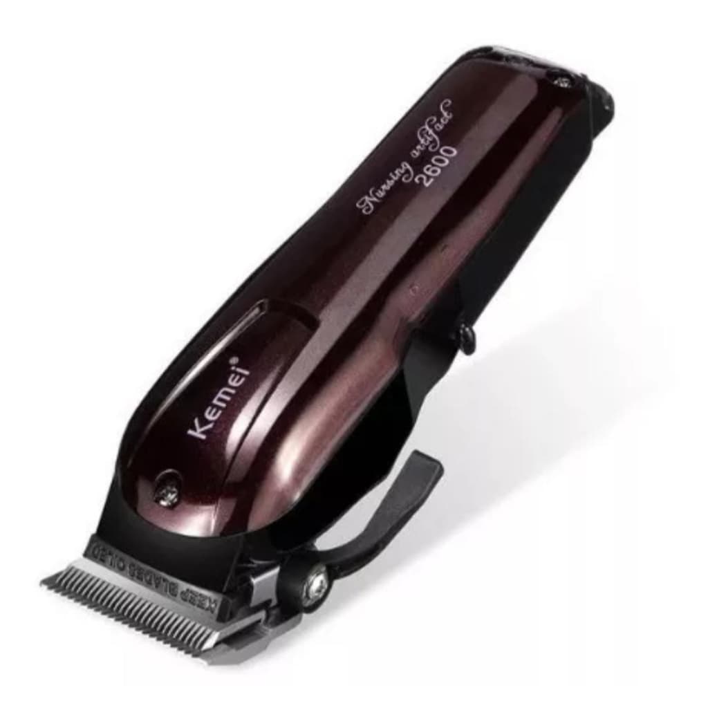 Maquina de Cortar Cabelo Profissional Sem fio kemei