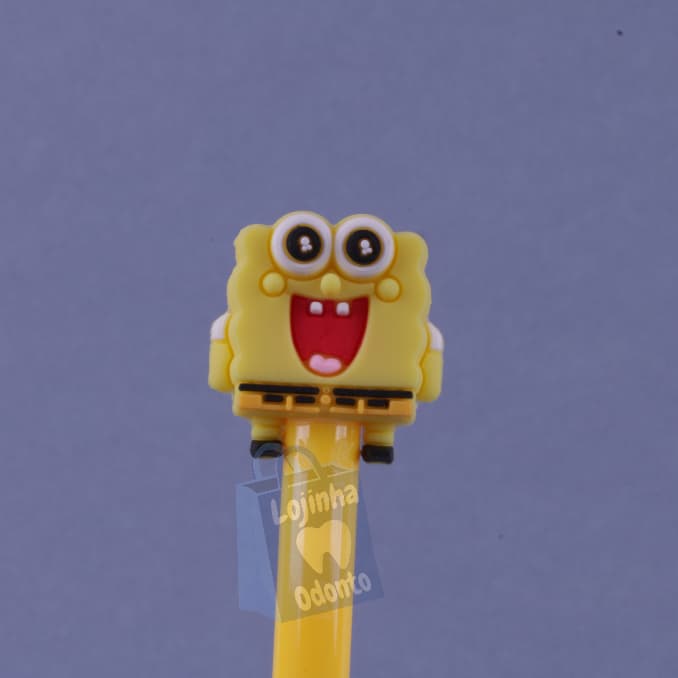 Caneta Bob Esponja | Caneta Divertida| Caneta Fofa | Artigos De Papelaria | Papelaria Criativa | Caneta Personagem