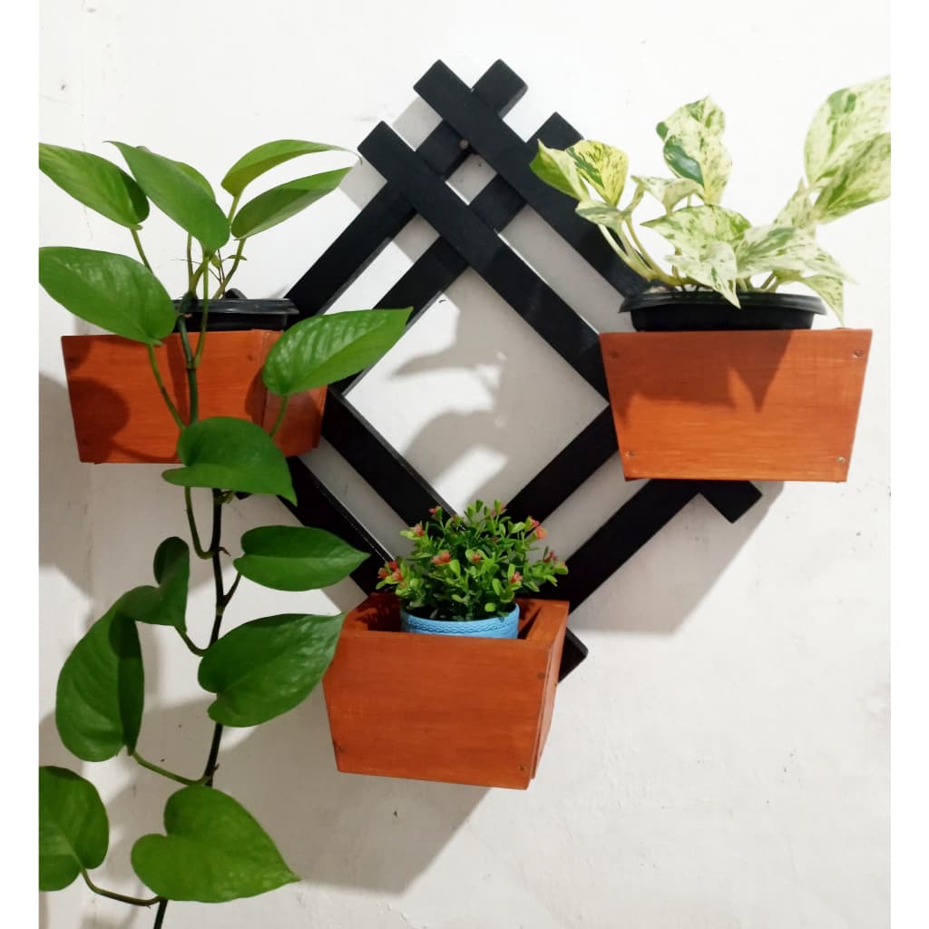 Floreira Jardim vertical decorativo suporte para plantas 50cm
