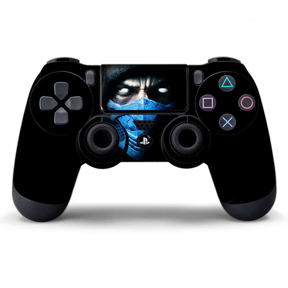 Skin Ps4 Adesivo de controle imagem mortal mascarado azul/ Pele Adesiva Para Controle