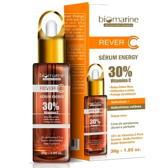 Serum Vitamina C Pura Rever C Energy 30% Biomarine 30g