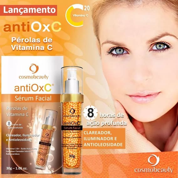 Antiox C Serum Facial - Pérolas De Vitamina C Cosmobeauty