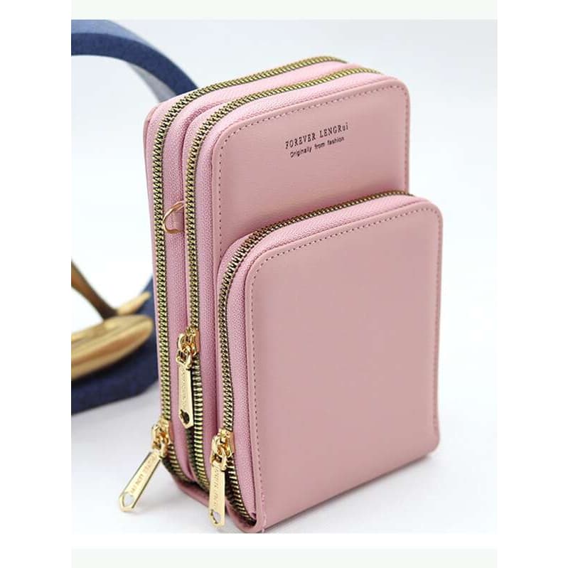 Xaviera Carteira Bolsa Feminina Pequena Tiracolo Transversal Porta Celular 2 E 3 divisórias