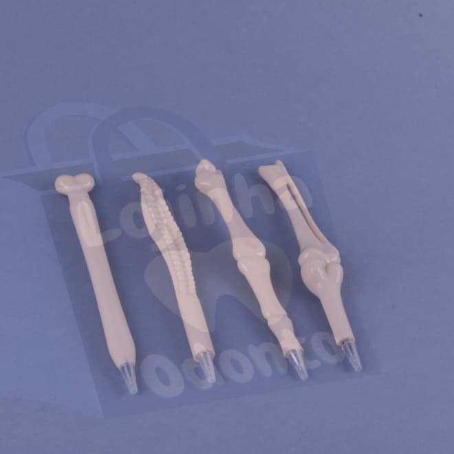 Caneta Ossos Humano | Caneta em Forma de Ossos | Canetas Esferográficas Criativas Em Forma De Osso Caneta Esferográfica Doutora Enfermeira Presente De Papelaria Estudante Medicina Médico Dentista Odontologia Enfermagem