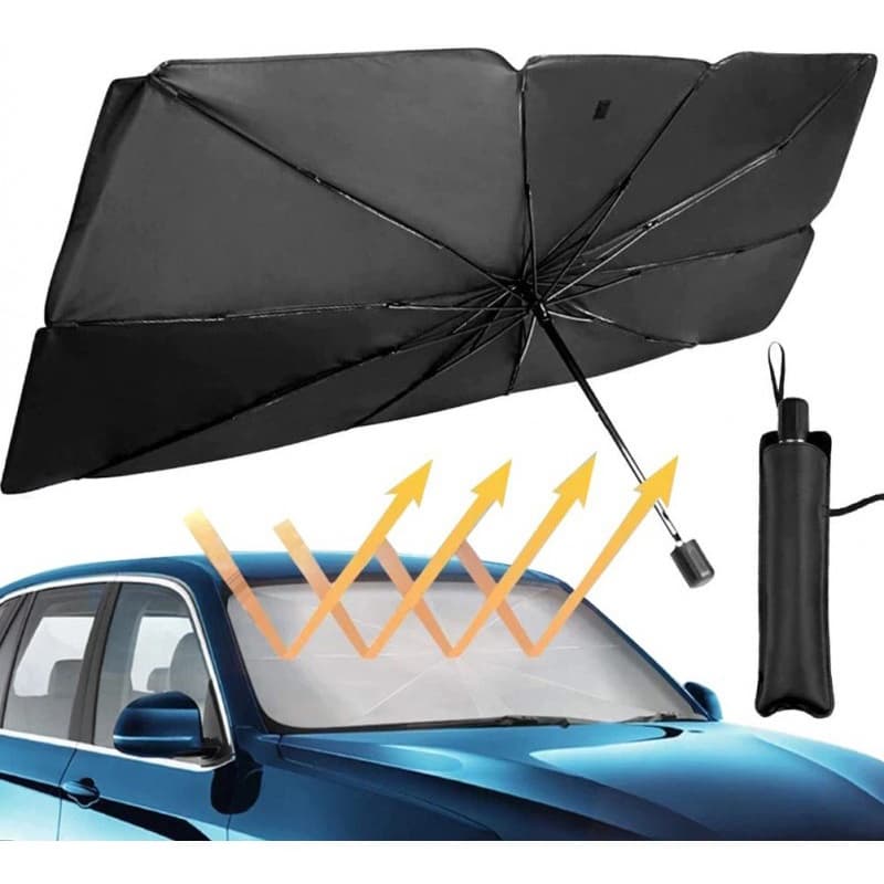 Guarda Sol Portátil Protetor Solar ParaBrisa de Carro Proteção Raio Solar Uv Automático