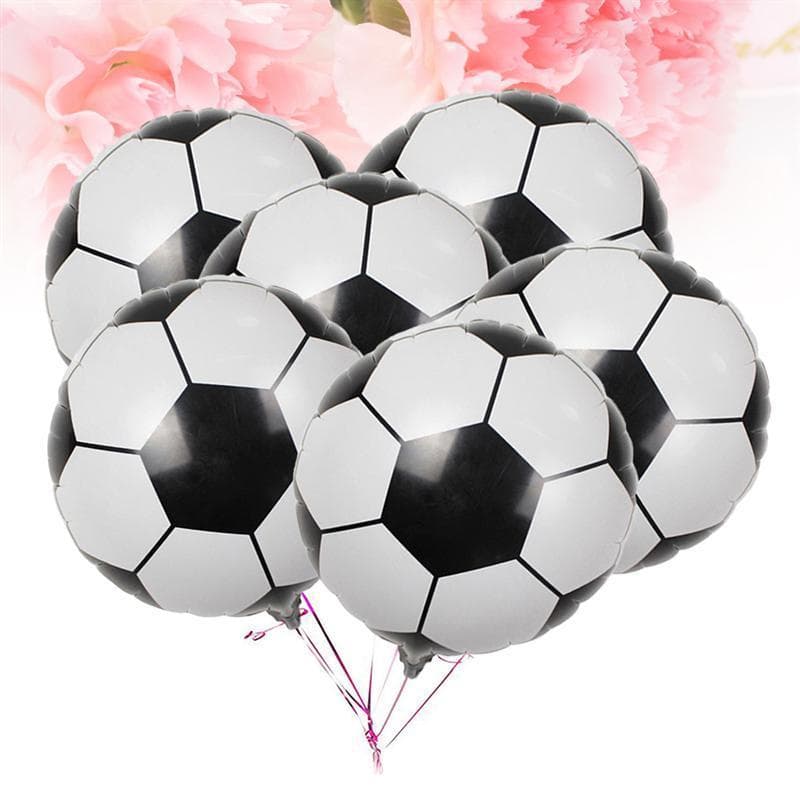 10 Balão Bola Futebol Metalizado 18 Polegadas 45cm Time C90308