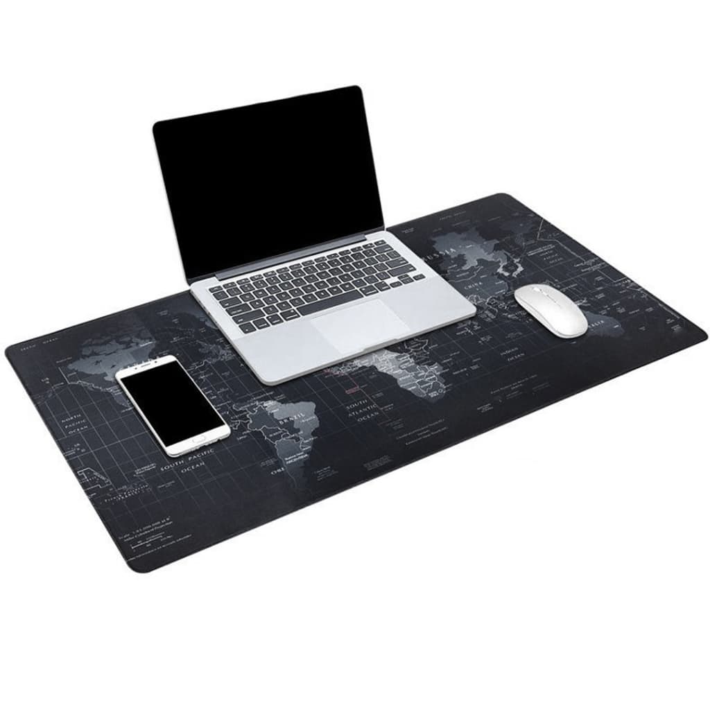 Mouse pad mapa Mouse Pads mapa mundial Para trabalhos informáticos e jogos Non slip rubber table mat 80*30cm