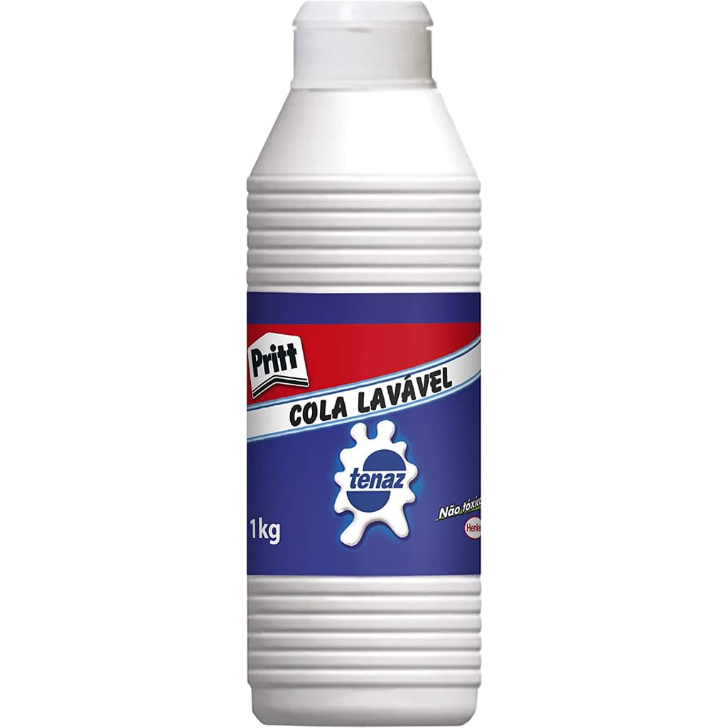 Cola Branca - Cola Escolar Liquida  Pritt Tenaz Branca 1kg | 500g