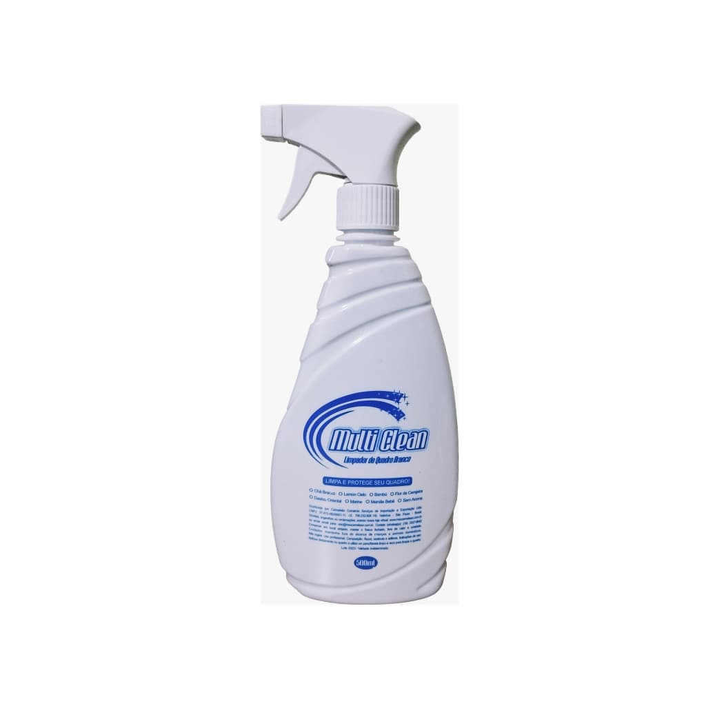 Limpador Para Quadro Branco E Vidro Com Gatilho Spray 500 Ml