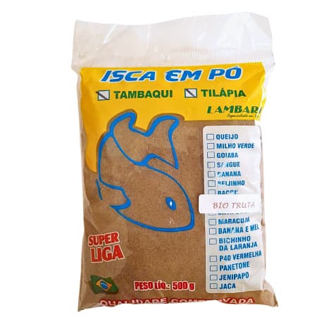 Massa Para Pesca - Diversos Sabores 500gr Especial Para Tilápias, Pacú, Tambacu, Piau e outros