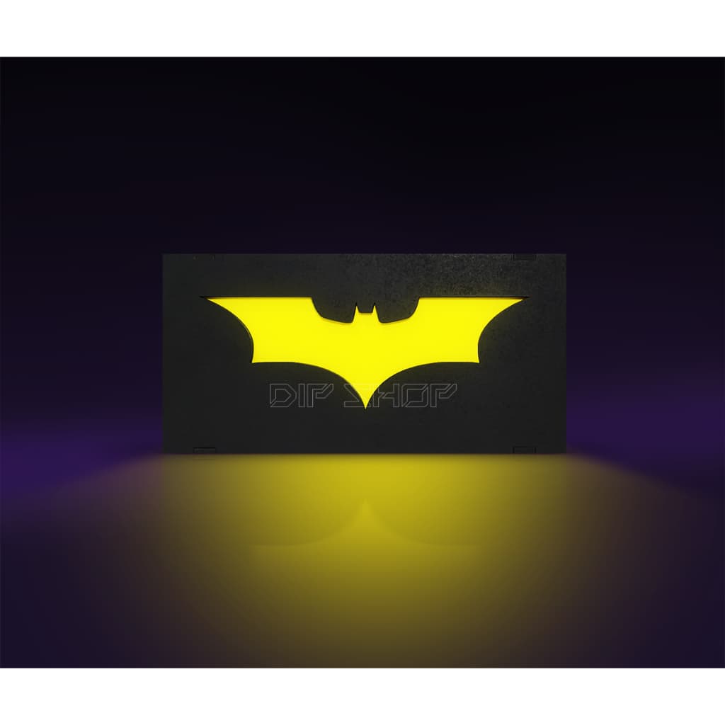 Luminária Gamer Geek Exclusiva Jogo e Filme Batman Led Bivolt Para Setup Gamer