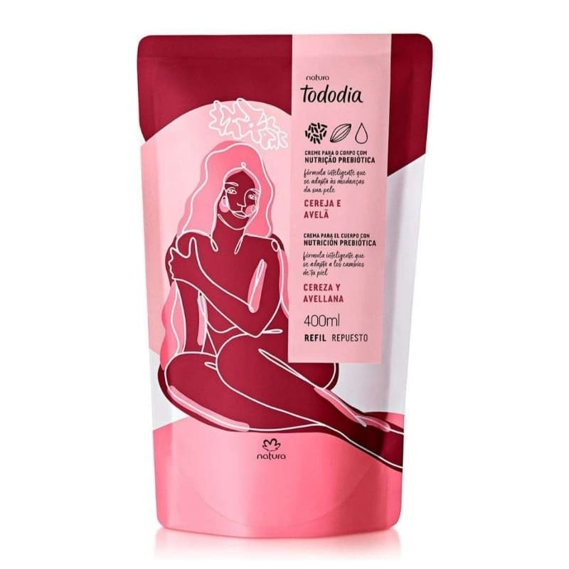 Hidratante Tododia Cereja e Avelã Refil 400ml