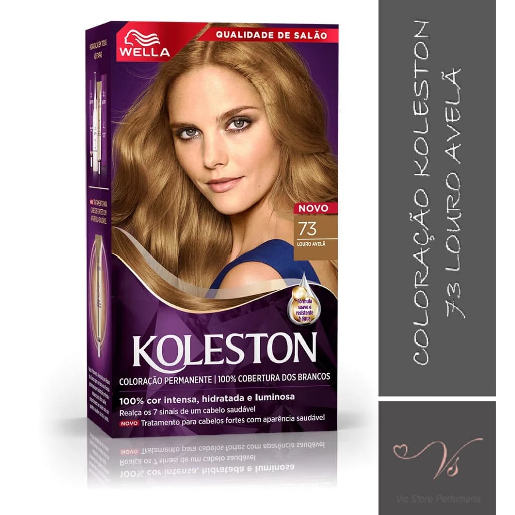 Tintura Koleston 73 Louro avelã