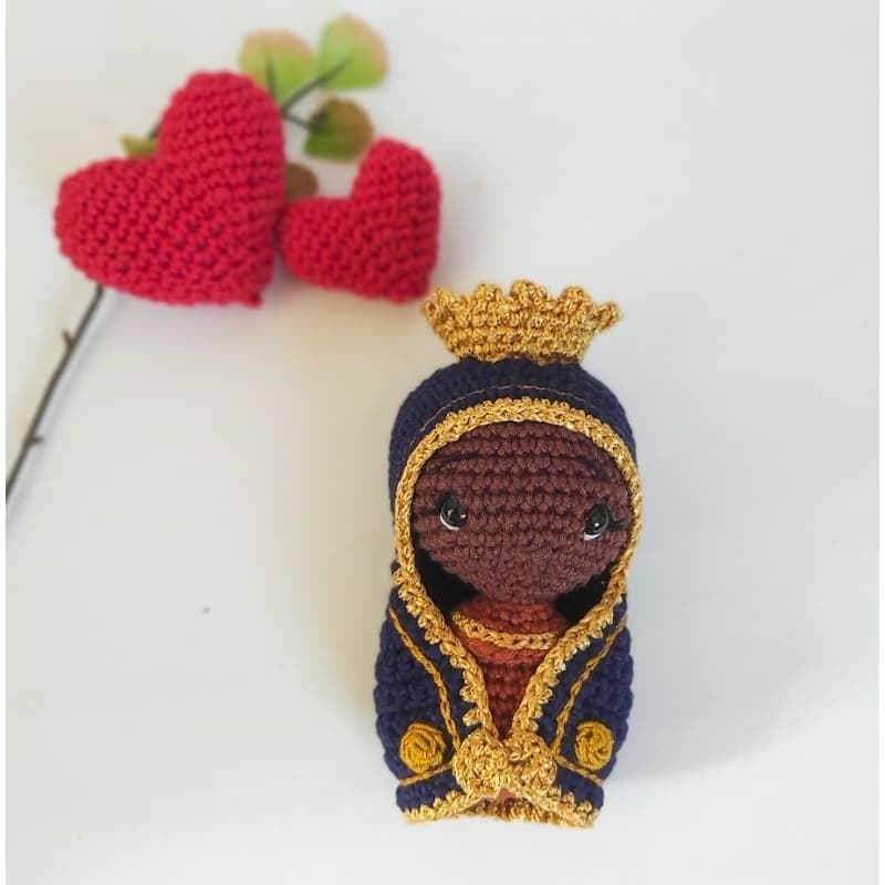 Santinha Nossa Senhora Aparecida/chaveiro/pingente para carro/decoração/dia das mães/dia das avós/lembrancinha