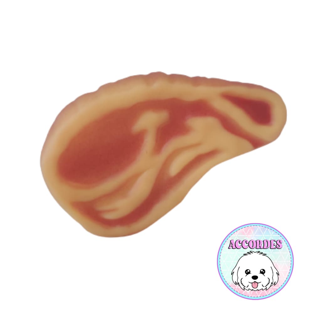 Mordedor Brinquedo Bife de Borracha Pet com apito para Cachorro/Cão Gato