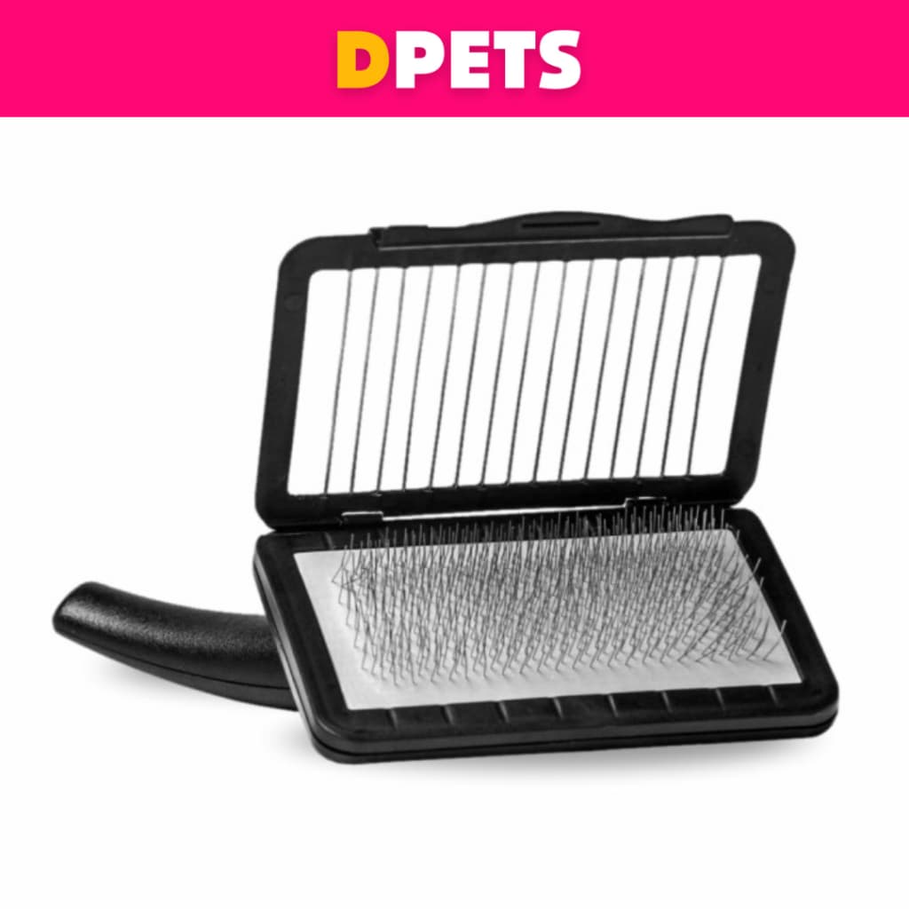 Escova Rasqueadeira Profissional Grande Com Removedor de Pelo Easy 2 Clean Petlike