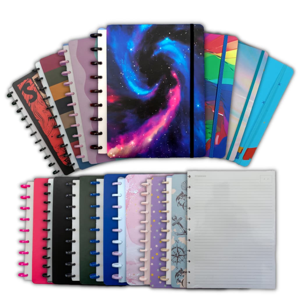 Caderno Disco Basic Inteligente 80 Folhas Disco A5-M e A4-G