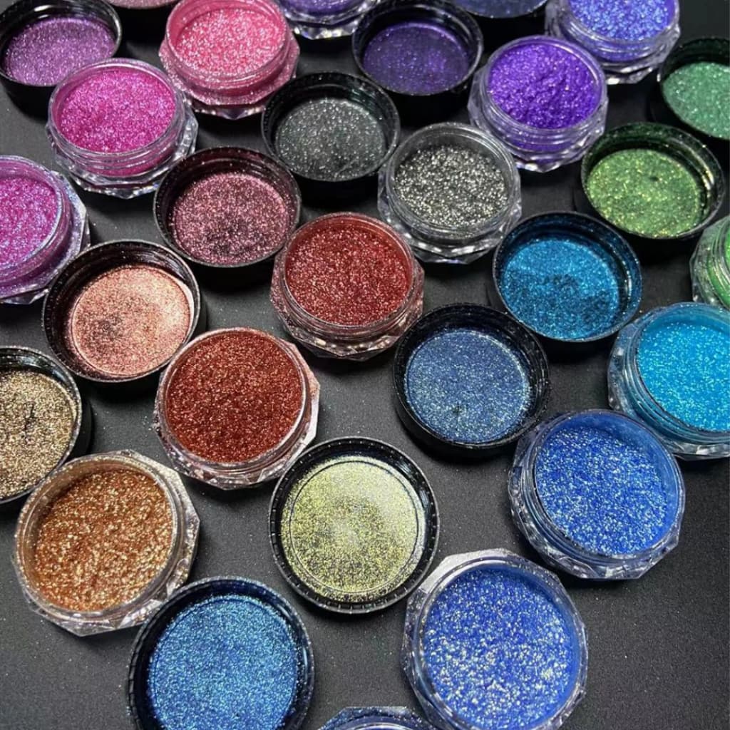 Mica pigmento metálico para resina epóxi - corante perolado em pó para artesanato diy velas bisquit