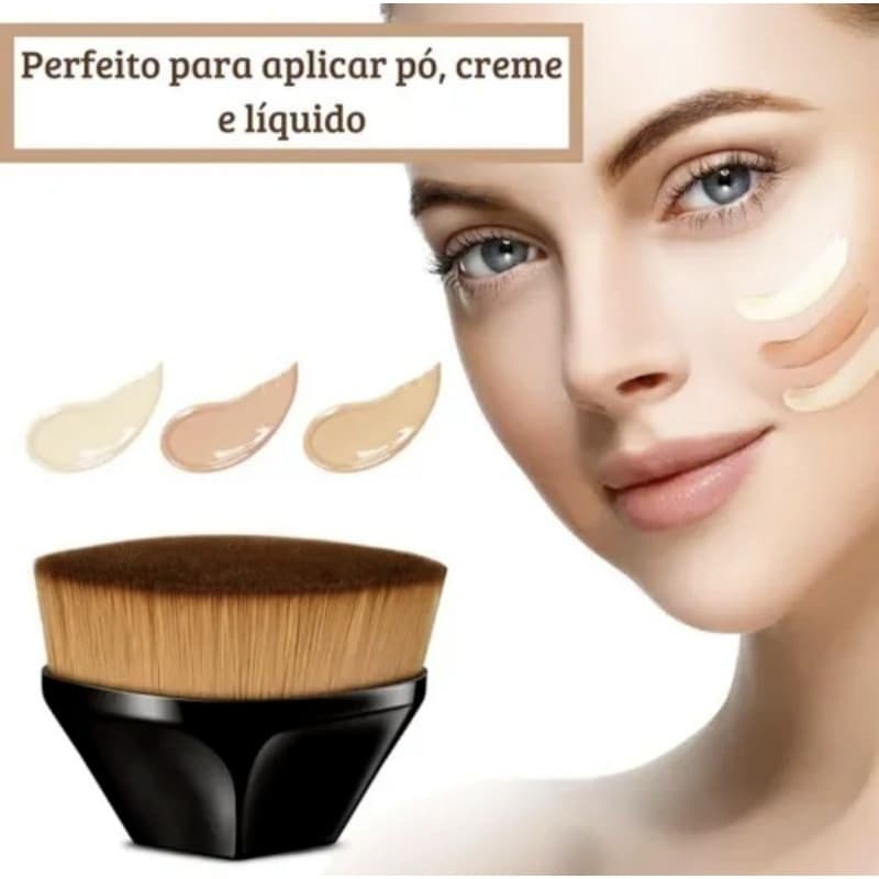 Pincel Mágico Hexagonal Kabuki para Base