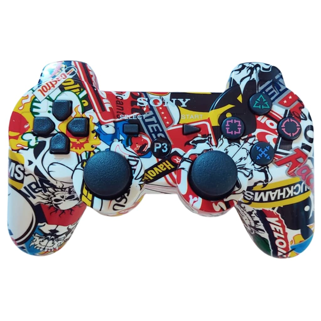 Controle Play3 Joystick Personalizado Compatível PS3 Full Color