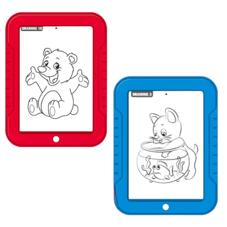Lousa Magica Tablet Magic Led Canetas Coloridas Neon 3d