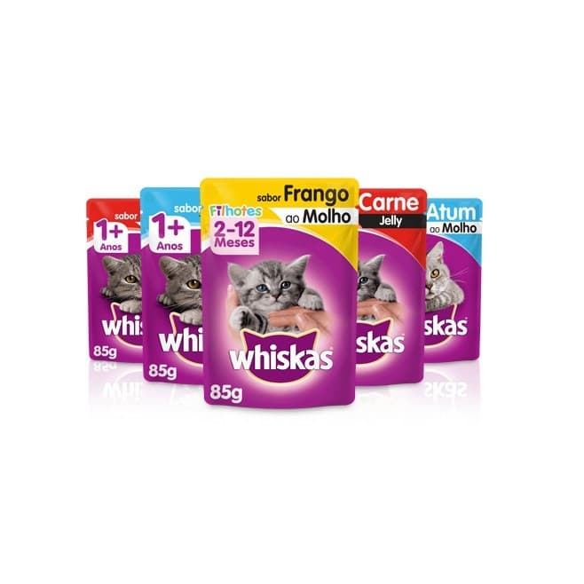 Sache Pet Ração Whiskas Sachê Sabores 85g