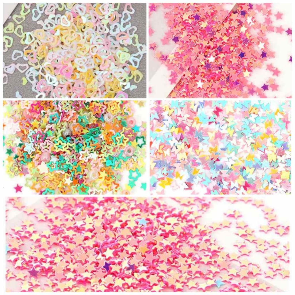 Paetes e Lantejoulas Brilhante 3-4mm 50Gramas