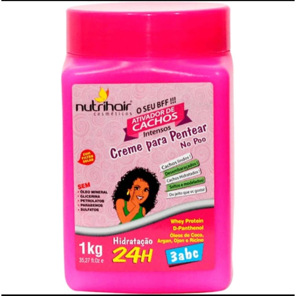CREME DE PENTEAR ATIVADOR DE CACHOS INTENSOS (3ABC) - Nutrihair