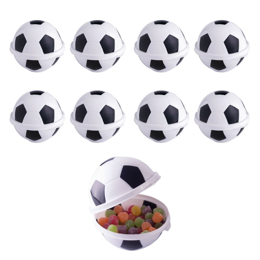 10 Porta Mix Bola de Futebol Ideal Lembrancinha Aniversário Doces Crianças
