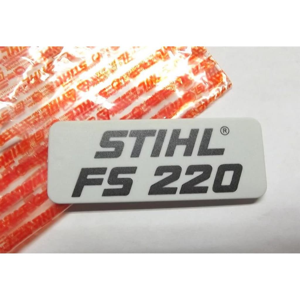Plaqueta De Identificação Roçadeira FS 220 Stihl