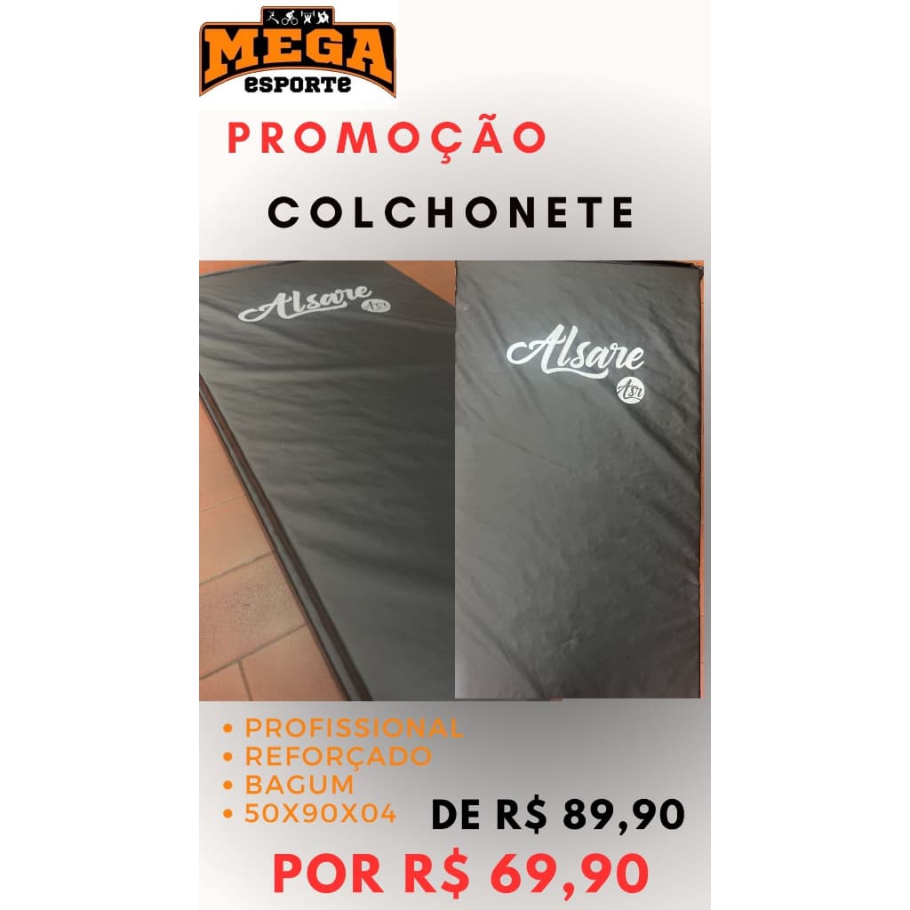 Colchonete Academia costura reforcada confortavel