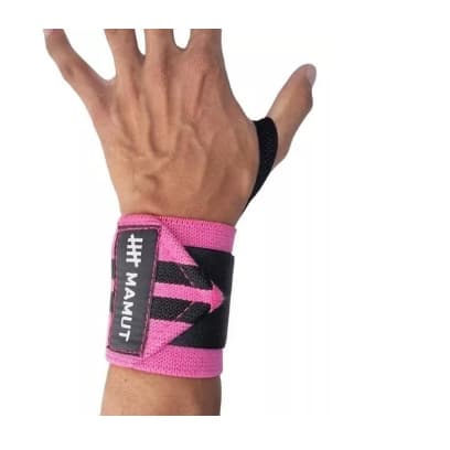 Munhequeira Wrist Wraps Mamut Crossfit Faixa Elástica Treino
