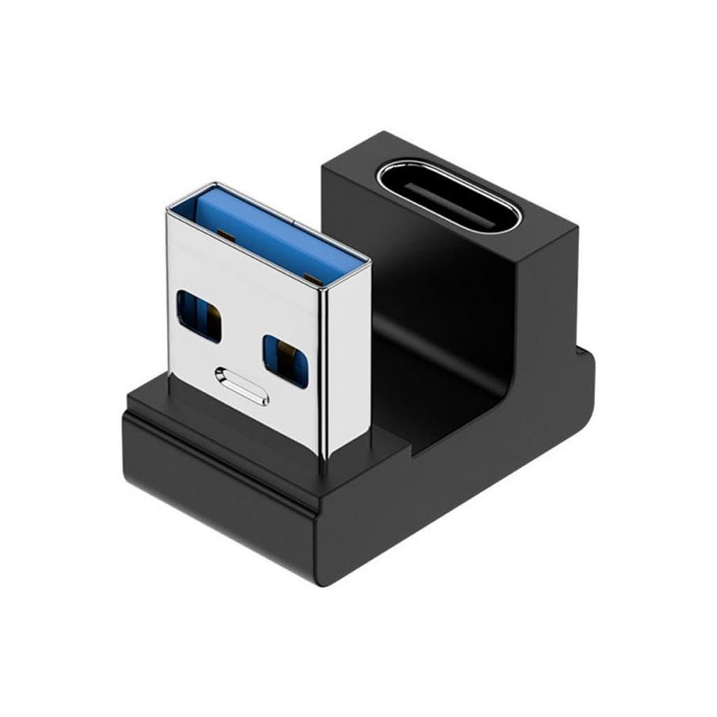 Adaptador Conversor Conector Em U Usb A Para Tipo C ( Tipo-c Fêmea ) ( USB-A Macho )