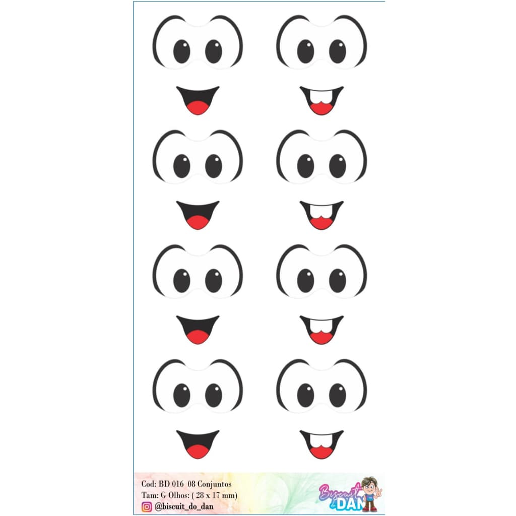 BD 016 ADESIVOS DE OLHOS RESINADOS TURMA DA MONIC4