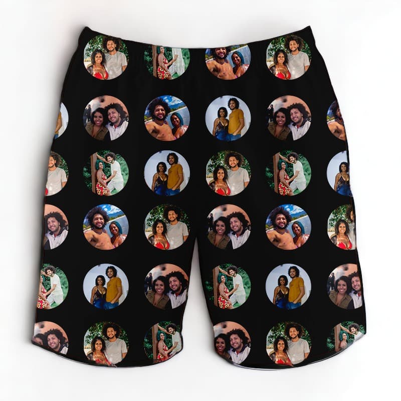 Samba-Canção com Foto Shorts Masculino Pijama
