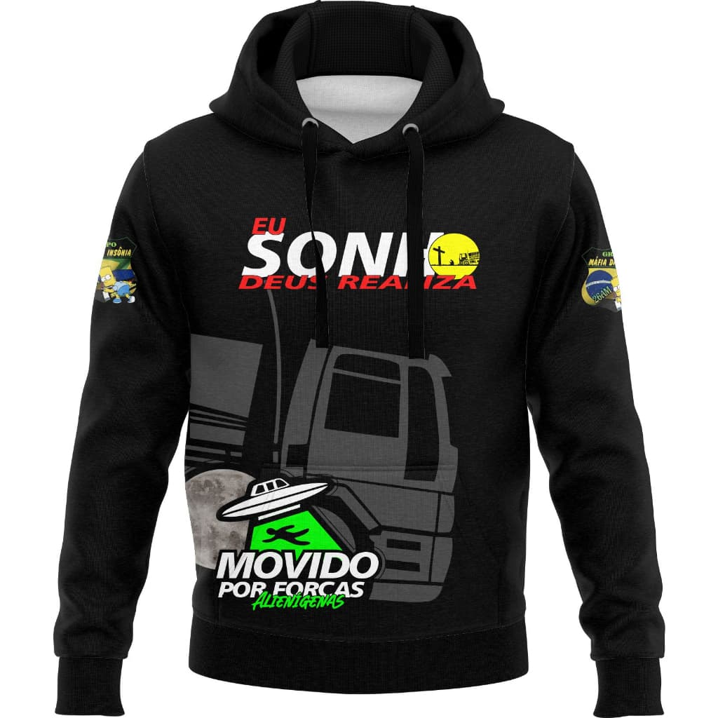 Blusa Agasalho moletom grupo GMI caminhão caminhoneiro