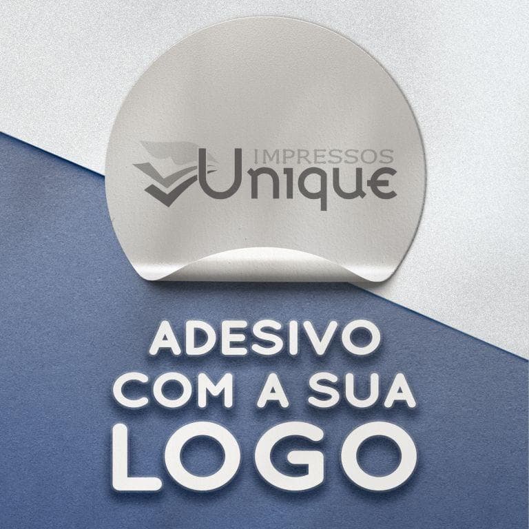 100 Adesivos Etiquetas 5x5 personalizado com a sua logo