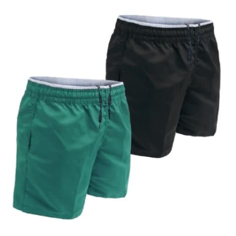 KIT 3 Bermudas Masculina Academia Tactel Elastano Bolso Com Ziper Shorts Alta Qualidade Liso Leve