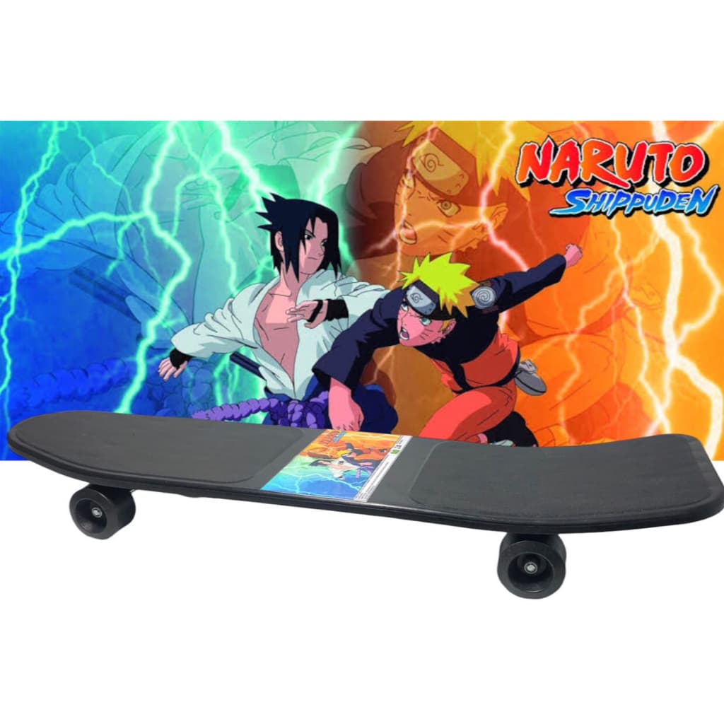 Skate Naruto Shippuden Brinquedo Infantil Menino Menina Esporte Radical Leve Divertido