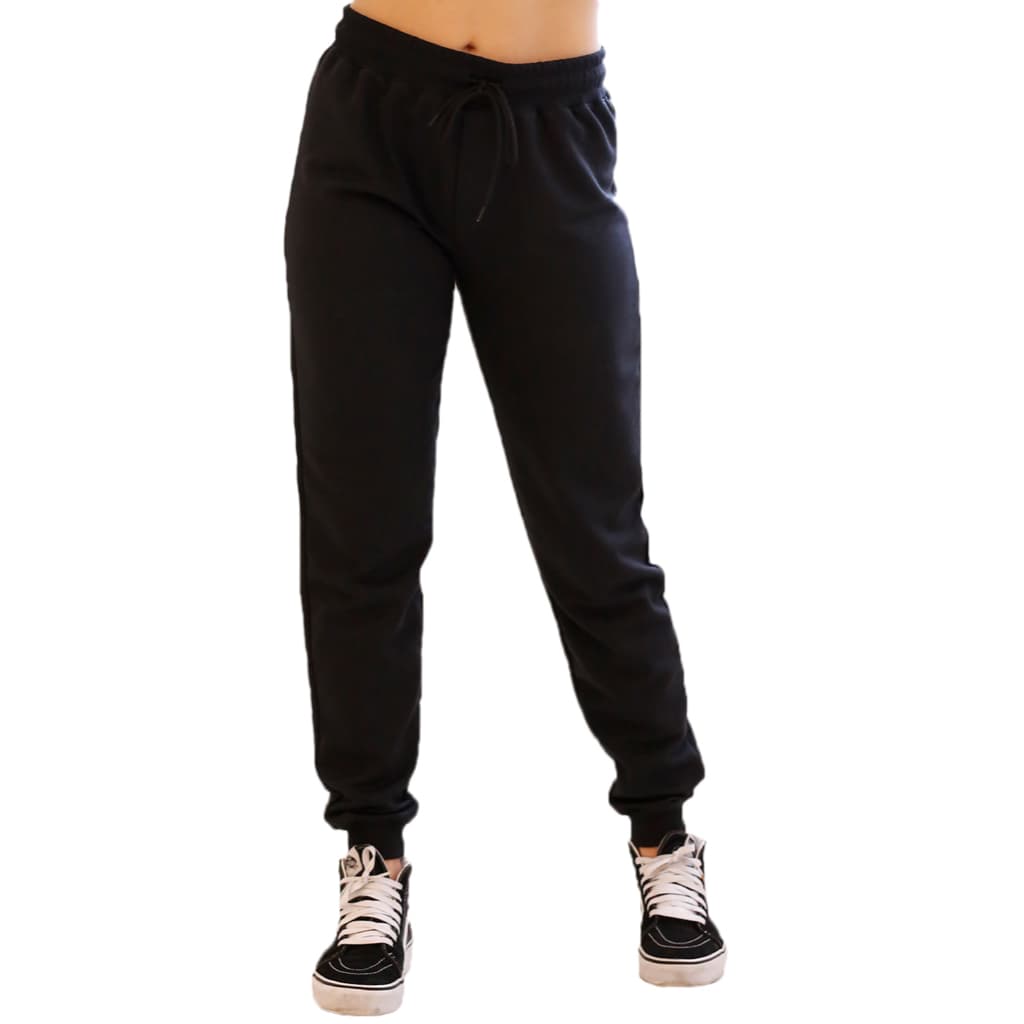 Calça Moletom Confortável Forrada Quentinha Básica Casual