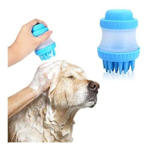 Esponja de banho dispositivo de limpeza o lavador de cães suave