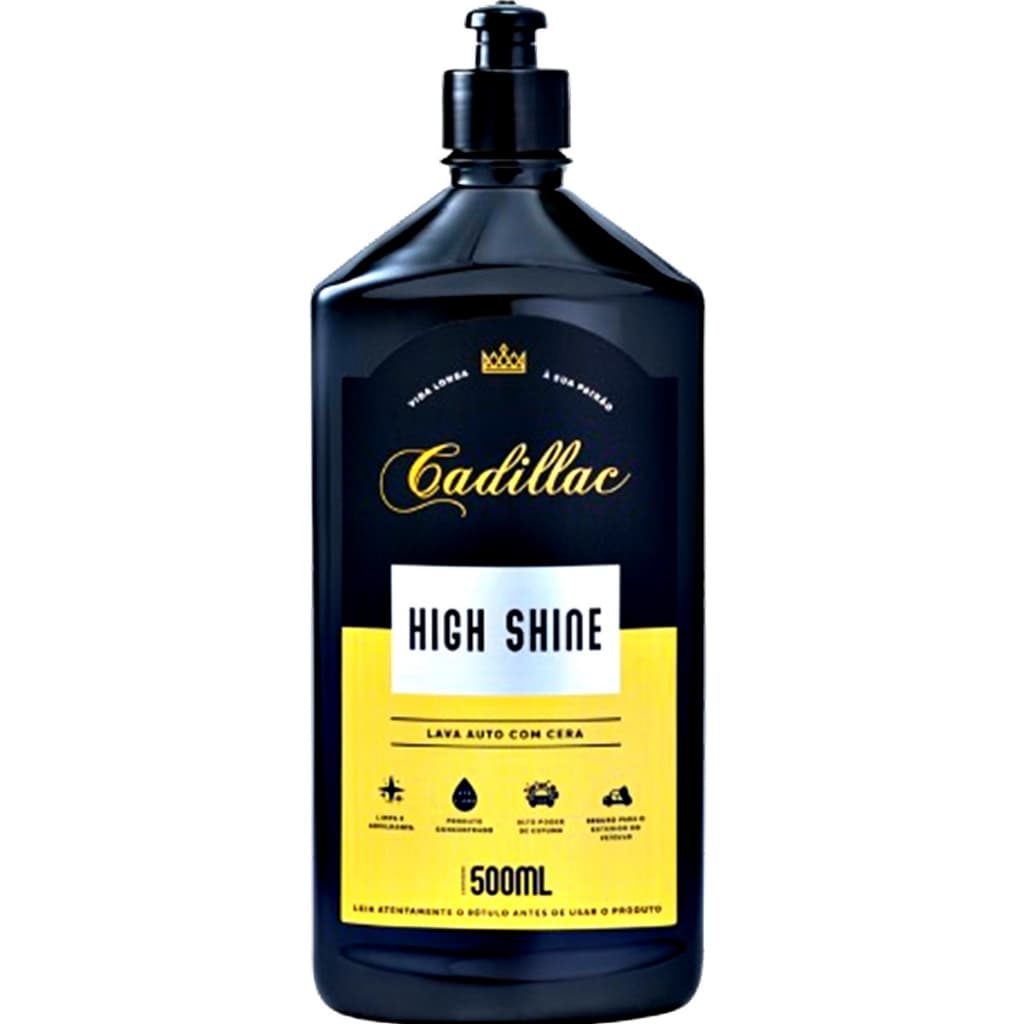 Shampoo Automotivo Lava Auto Com Cera High Shine 500ml Cadillac