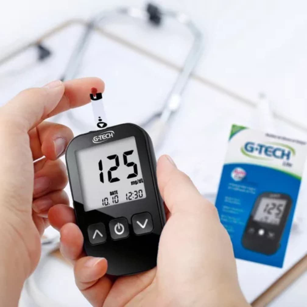 Aparelho para medir diabetes+100 lancetas GTech