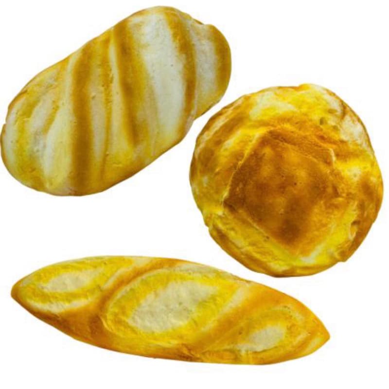 1 Um Pao artificial Decorativo 2º LINHA Para Santa Ceia sortidos pequeno defeito