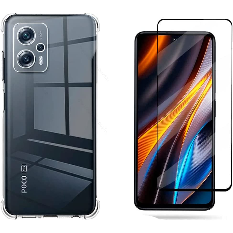 Capa Case Anti Shock Para Poco X4 Gt + Pelicula 3d Vidro